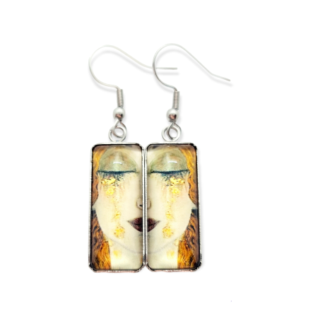 EARRINGS KLIMT TEAR2